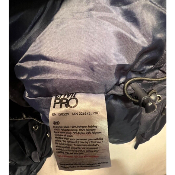 Crivit Pro Winter Ski Jacket‎ Youth Size 12 Navy Waterproof Coat - Picture 8 of 8